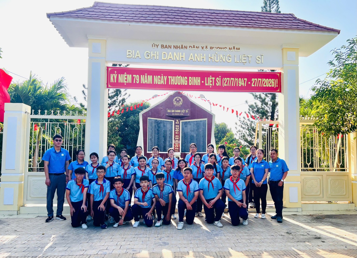 Tri ân tưởng niệm anh hùng liệt sỹ Đền thờ Liệt sĩ Phong Nẫm – địa chỉ đỏ của phường Bình Thuận